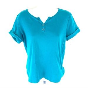 Chicos Women’s Blue Top 1 M